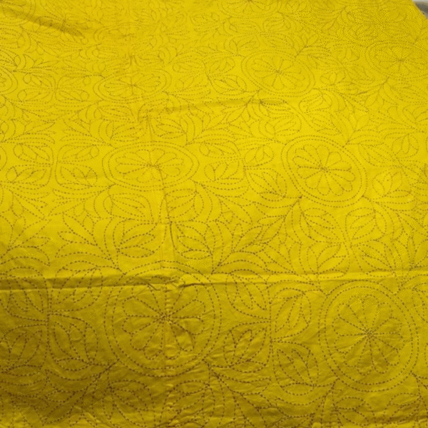 ইয়েলো কালার সুজনি নকশি কাঁথা