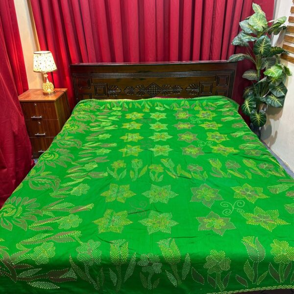 গ্রীন কালার যশোরের সুন্দরী নকশিকাঁথা