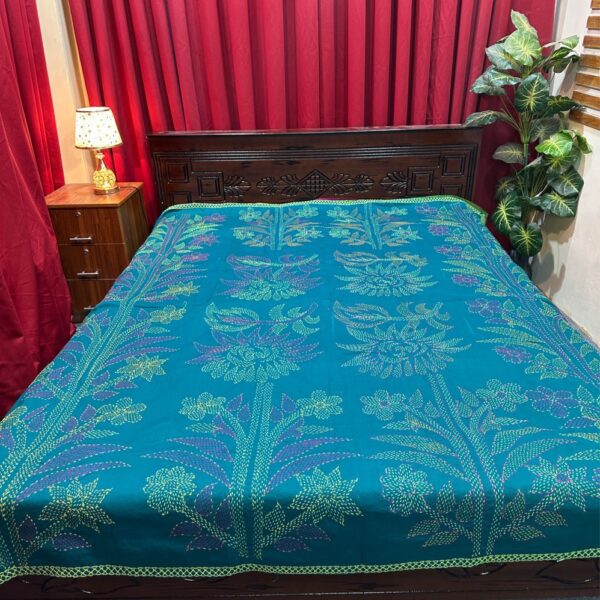 পেস্ট কালার যশোরের সুন্দরী নকশি কাঁথা 