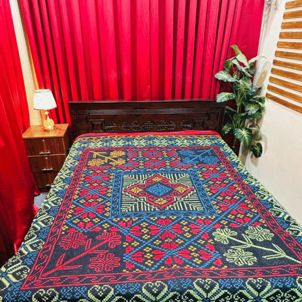 ব্লু কালার কার্পেট নকশি কাঁথা