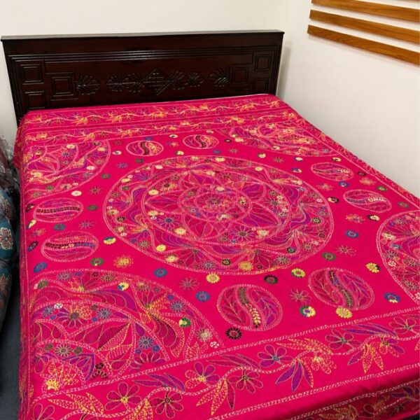 জামালপুরের নকশি কাঁথা ( RANI GULAPI  COLOUR )